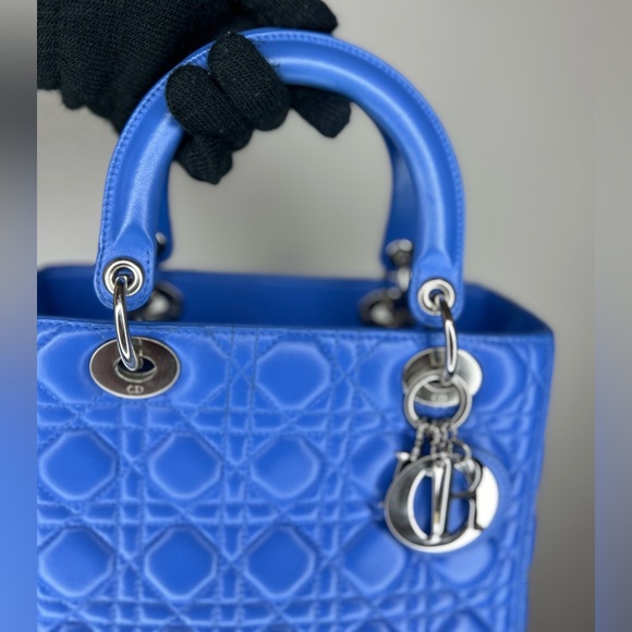 Preloved Lady Dior Pastel Blue Cannage - Picture 3 of 7